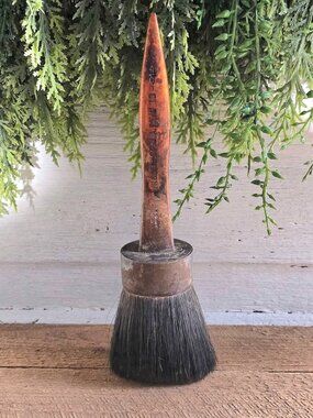 Vintage Pure Bristle Elder & Jenks Wooden Horsehair Brush